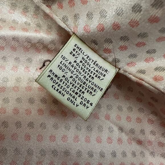 Anthropologie Elevenses Toggle Button Hooded Wool Jacket Pea Coat 0 XS - Picture 8 of 9